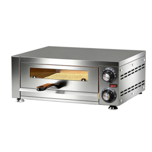 14-Inch Countertop Electric Pizza Oven with Glass Door